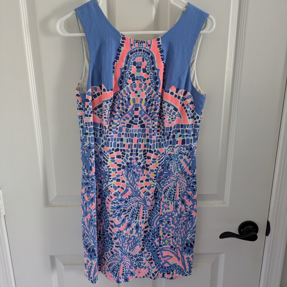 Lilly Pulitzer Mila Tic Tac Tile Shift Dress